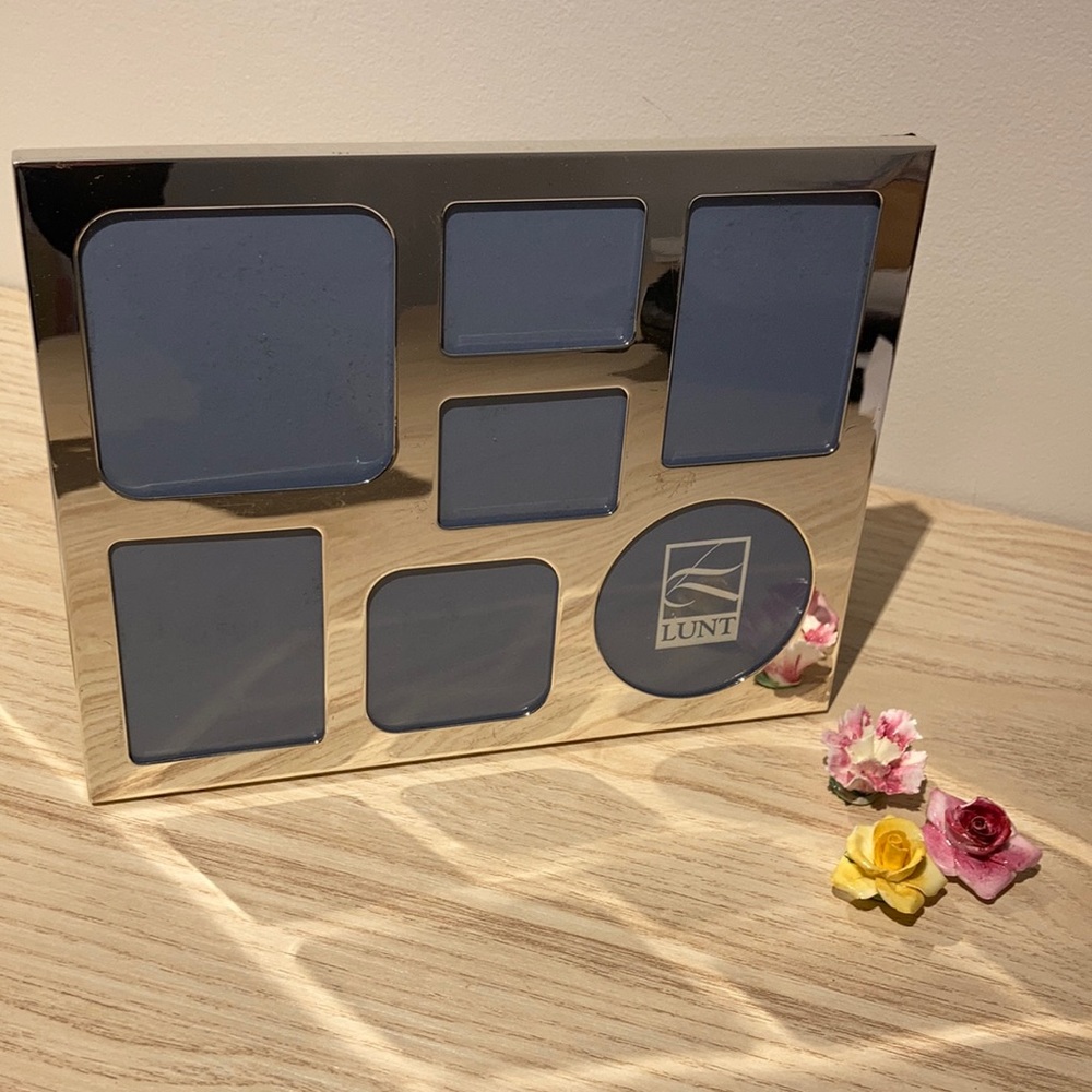 Lunt collage picture frame silver